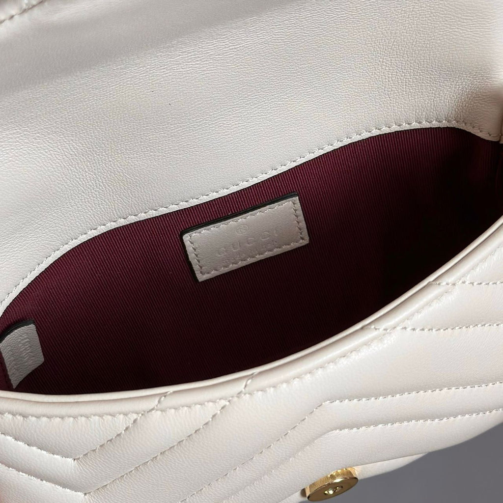 Gucci GG Marmont Mini Bag White. ( pronta entrega )