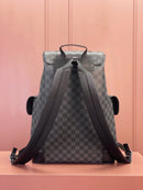 Mochila LV Christopher Damier Graphite