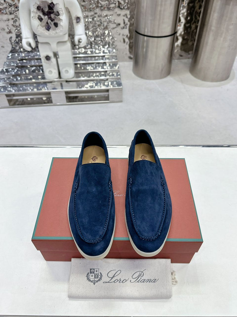 Loro Piana Suede Loafers Summer Walk