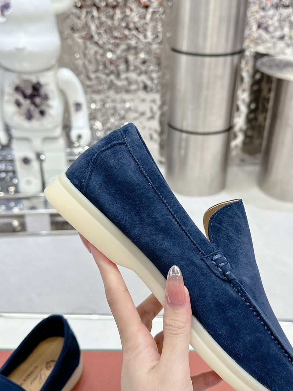 Loro Piana Suede Loafers Summer Walk ( Pronta entrega )
