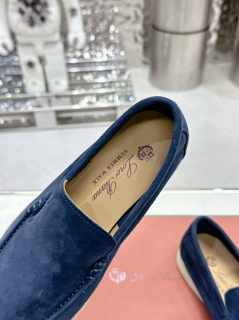 Loro Piana Suede Loafers Summer Walk