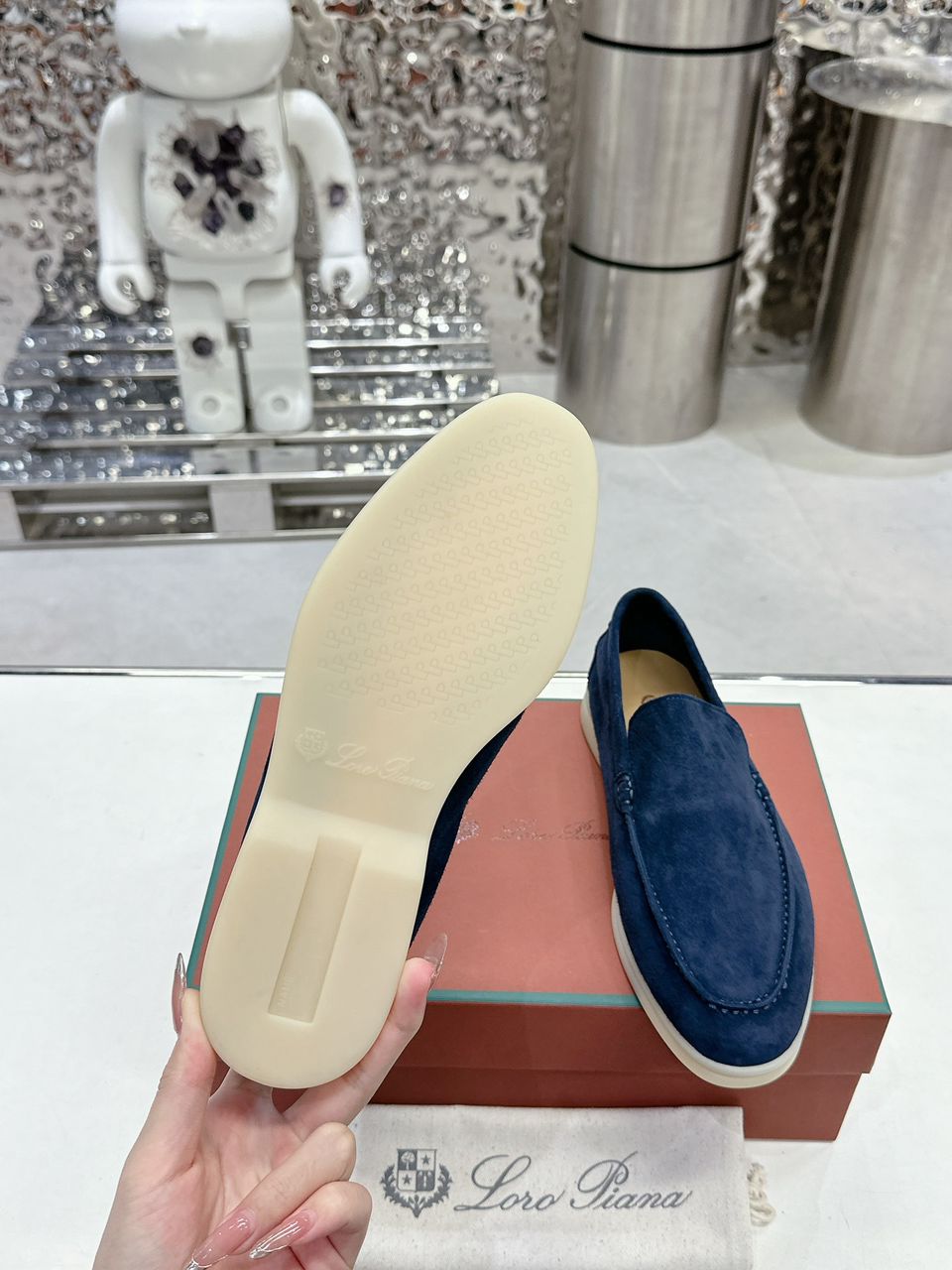 Loro Piana Suede Loafers Summer Walk ( Pronta entrega )