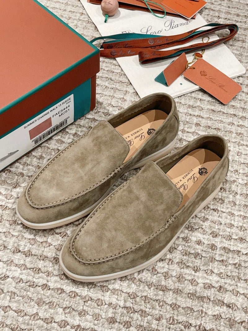 Loro Piana Suede Loafers Summer Walk