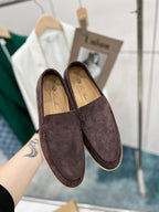 Loro Piana Suede Loafers Summer Walk