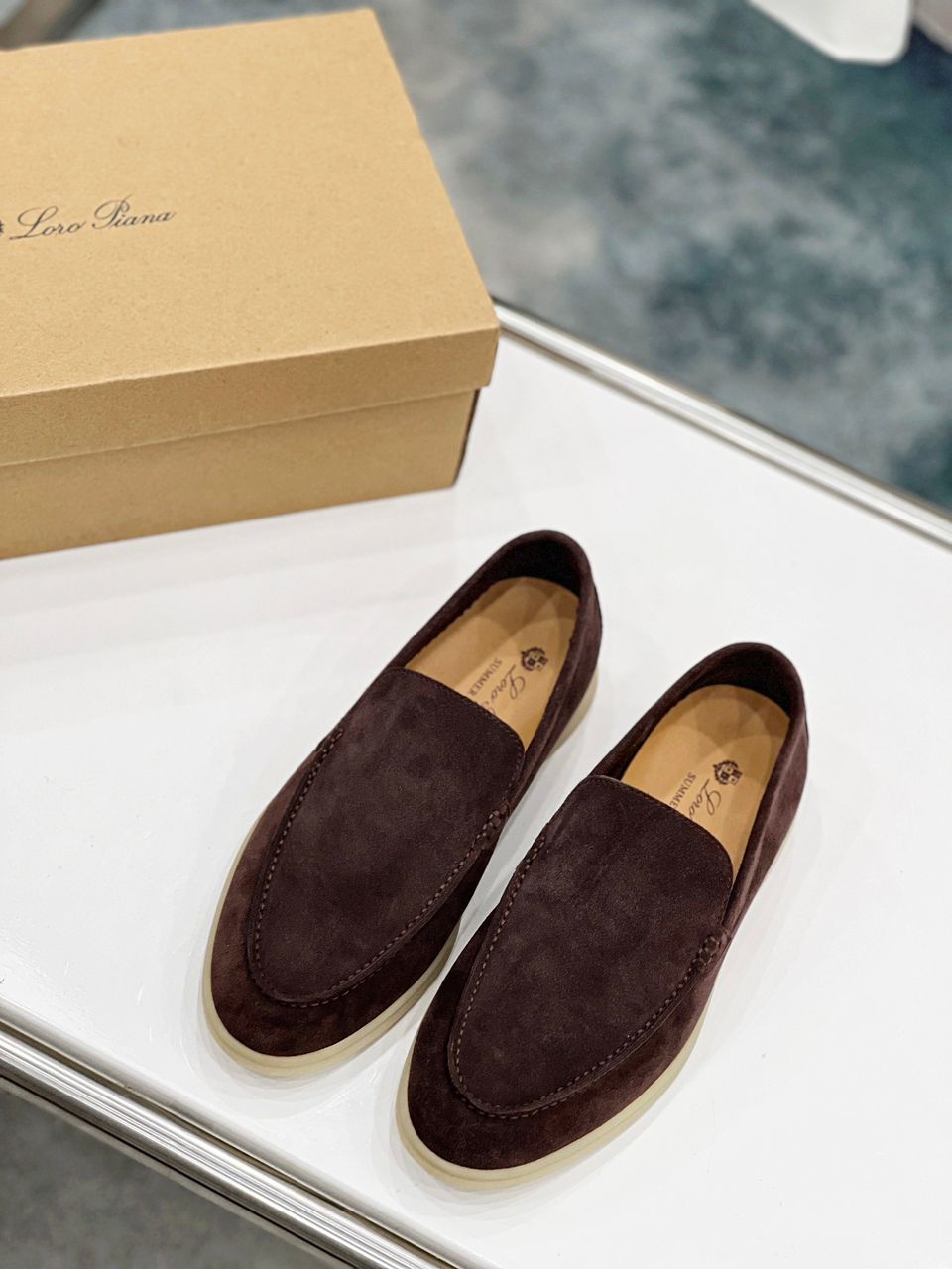 Loro Piana Suede Loafers Summer Walk