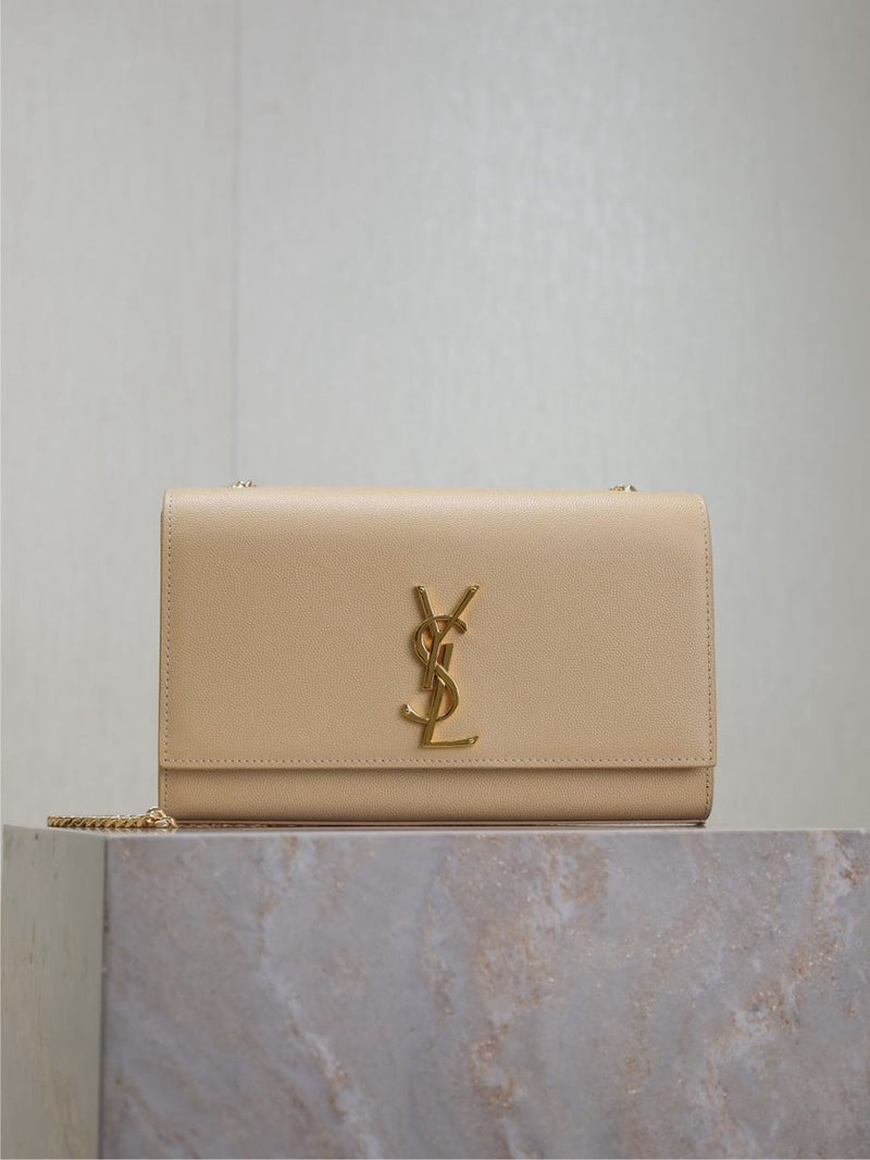 Yves Saint Laurent Kate Medium Crossbody Bag In Grained Leather
