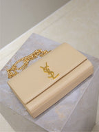 Yves Saint Laurent Kate Medium Crossbody Bag In Grained Leather