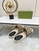 Slide Gucci Espadrille Matelasse GG Marmont (Pronta entrega)