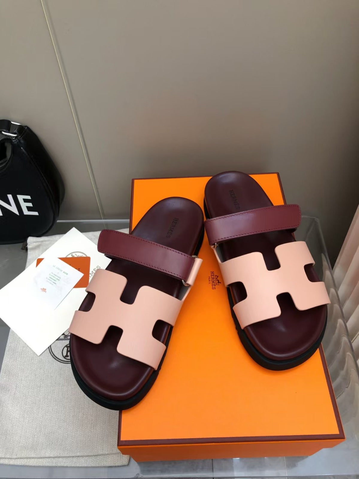 Hermes Chypre purple Sandal
