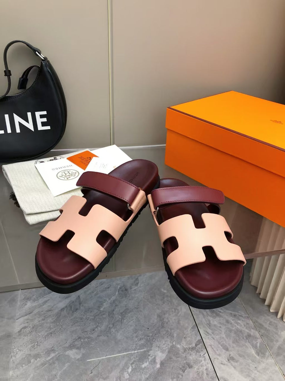Hermes Chypre purple Sandal
