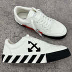 Off-White Vulcanized White Low Top Sneakers Canvas