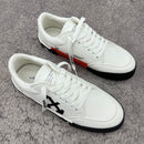 Off-White Vulcanized White Low Top Sneakers Canvas