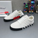 Off-White Vulcanized White Low Top Sneakers Canvas