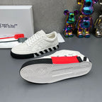 Off-White Vulcanized White Low Top Sneakers Canvas