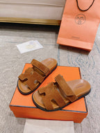 Hermes Chypre brown Sandal
