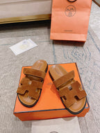 Hermes Chypre brown Sandal