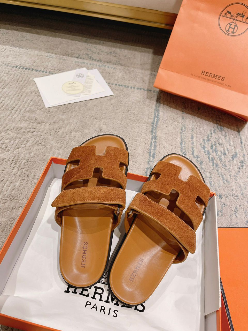 Hermes Chypre brown Sandal