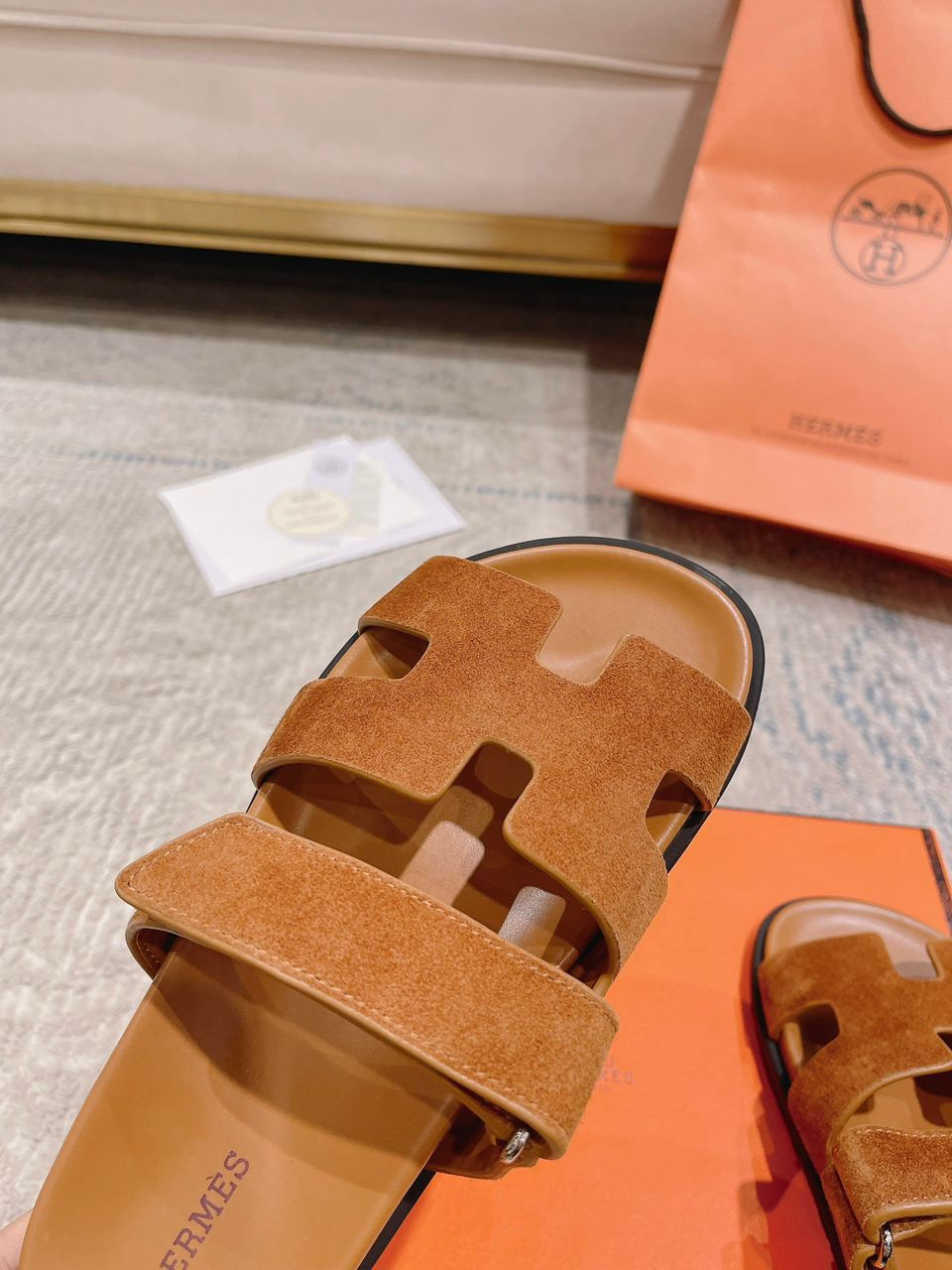 Hermes Chypre brown Sandal