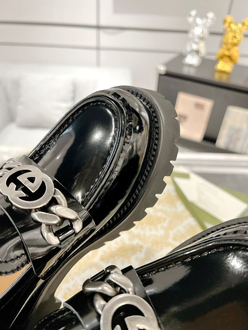 Mocassim Gucci Interlocking GG Black