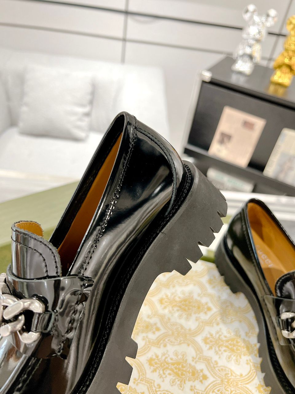 Mocassim Gucci Interlocking GG Black