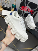 Versace Greca Labyrinth Blue Low-top Sneakers
