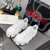 Versace Greca Labyrinth Blue Low-top Sneakers