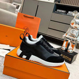 Hermès Bouncing Sneaker  Preto e Branco.