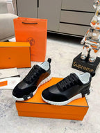 Hermès Bouncing Sneaker  Preto e Branco.