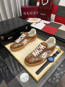 Gucci G75 Interlocking G - Brown Suede