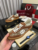 Gucci G75 Interlocking G - Brown Suede