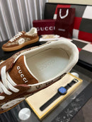 Gucci G75 Interlocking G - Brown Suede