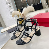 Valentino Garavani Rockstud Sandal Black