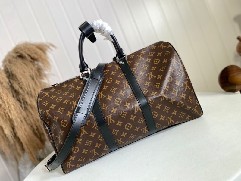 Bolsa de Viagem Keepall Bandouliere 45 Monogram Macassar