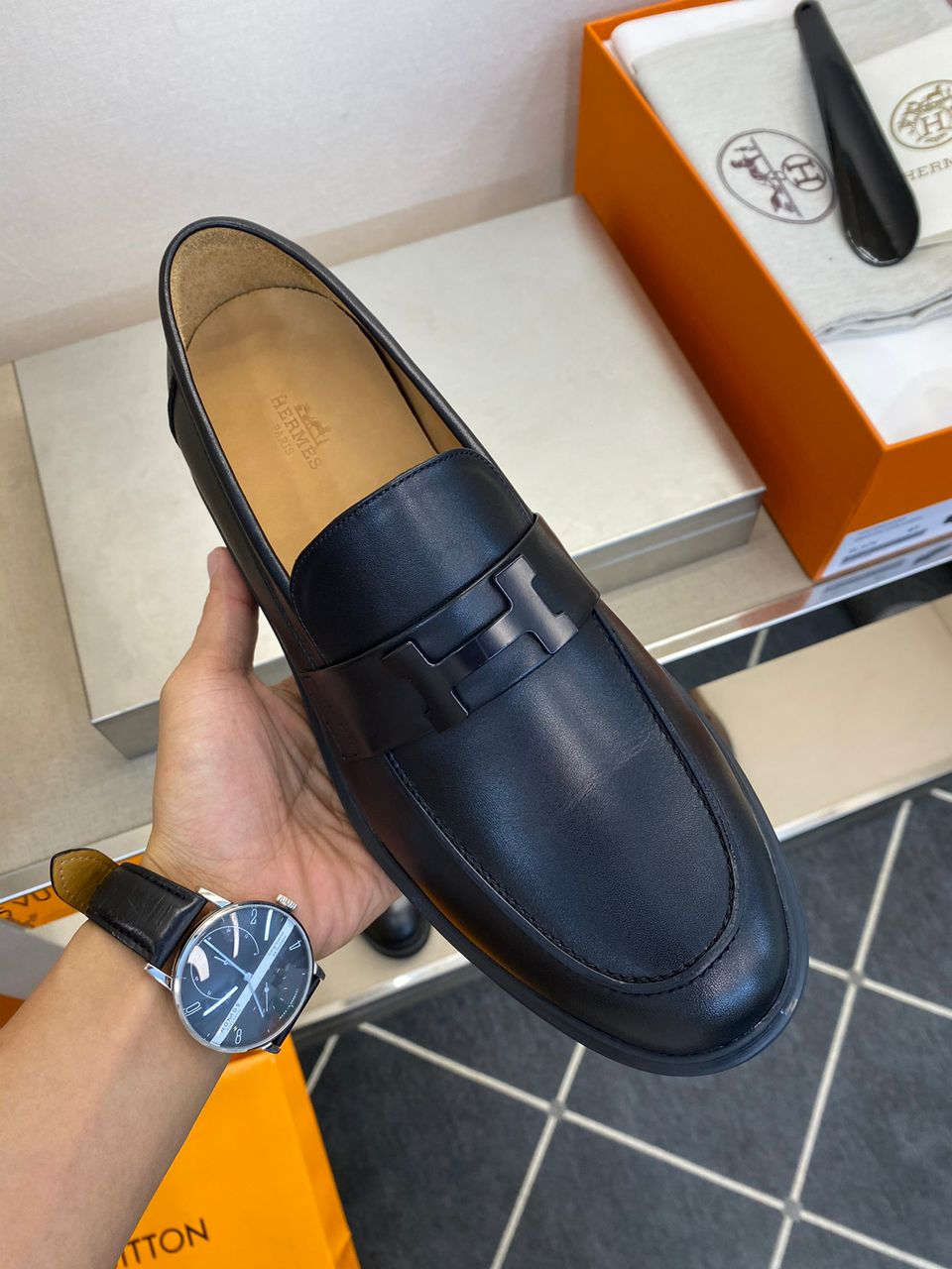 Mocassim Hermès Grégoire (pronta entrega )