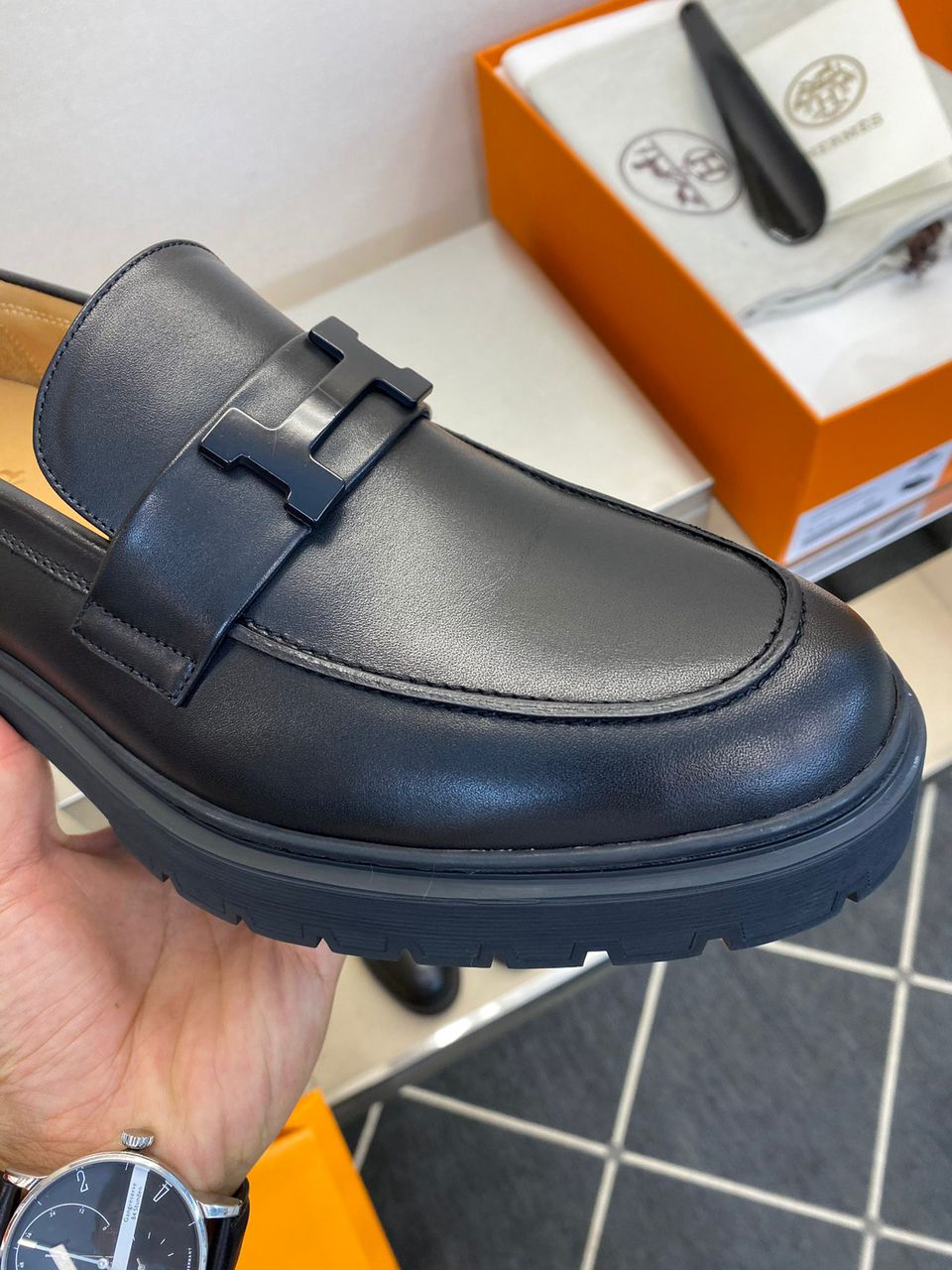 Mocassim Hermès Grégoire (pronta entrega )