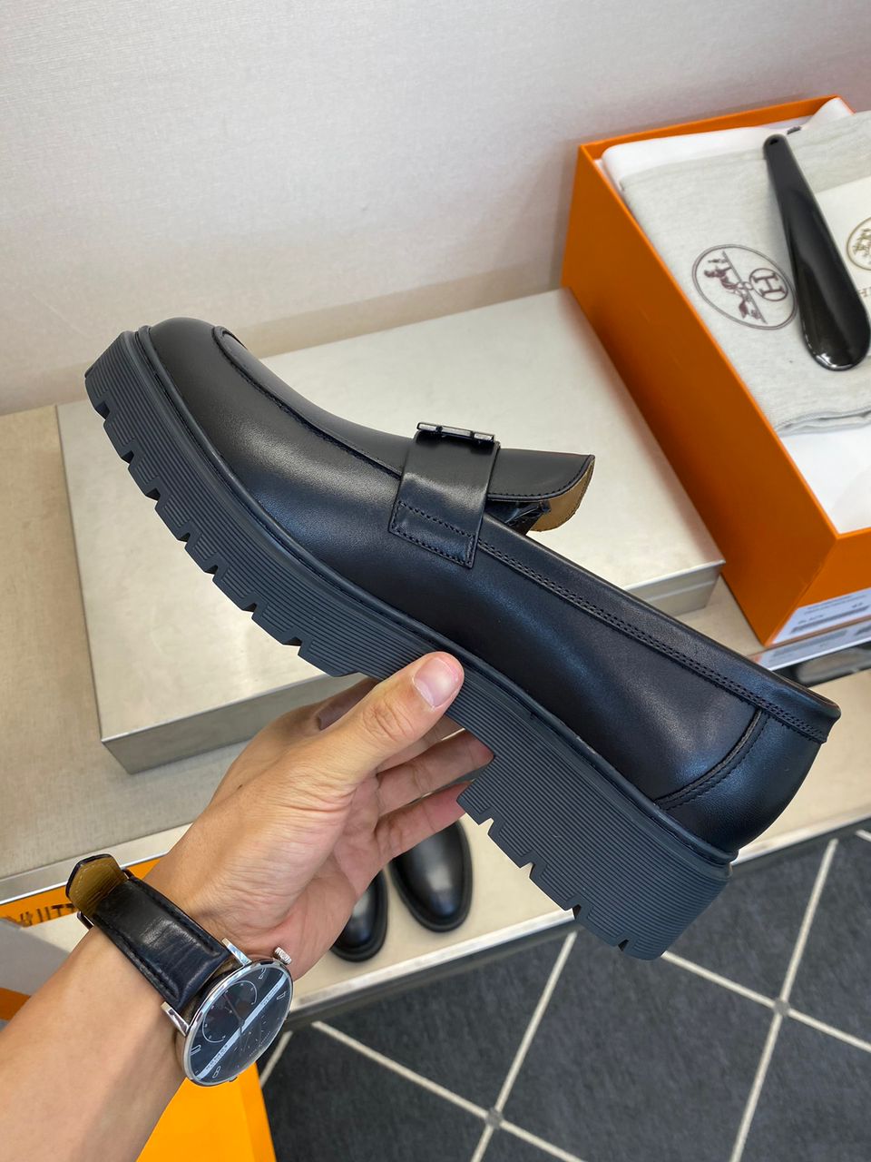 Mocassim Hermès Grégoire (pronta entrega )