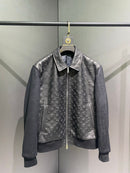 Jaqueta De Couro Louis Vuitton