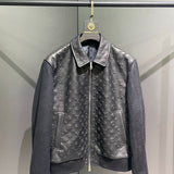 Jaqueta De Couro Louis Vuitton