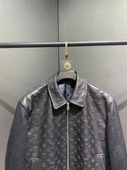 Jaqueta De Couro Louis Vuitton
