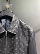 Jaqueta De Couro Louis Vuitton