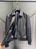 Jaqueta De Couro Louis Vuitton
