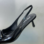 Prada Patent Leather Slingback Pumps