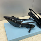 Prada Patent Leather Slingback Pumps