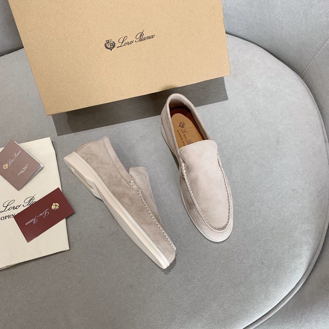 Loro Piana Open Walk Camurça Bege