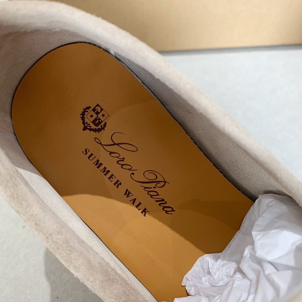 Loro Piana Open Walk Camurça Bege ( Pronta entrega )
