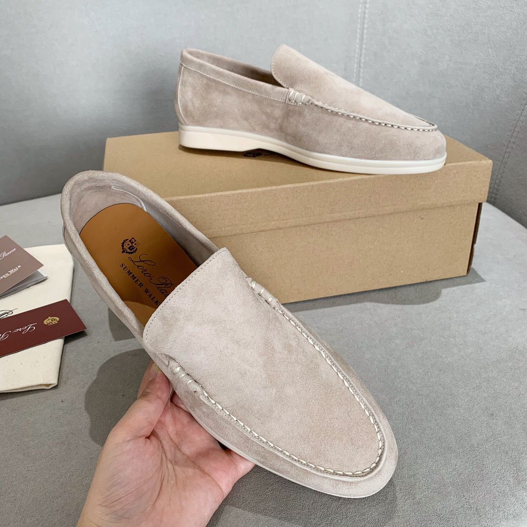 Loro Piana Open Walk Camurça Bege