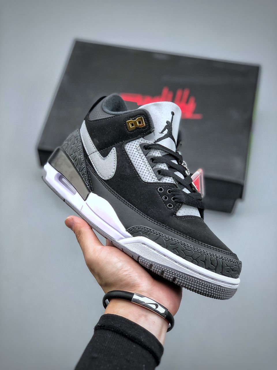 Air Jordan 3 Retro Tinker SP Black Cement