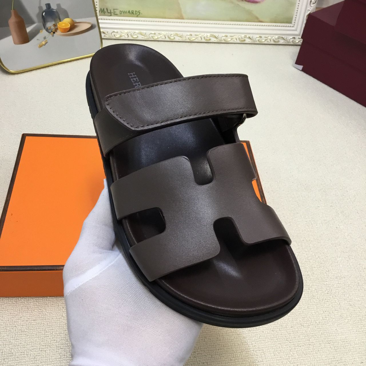 Hermes Chypre Sandal Coffee