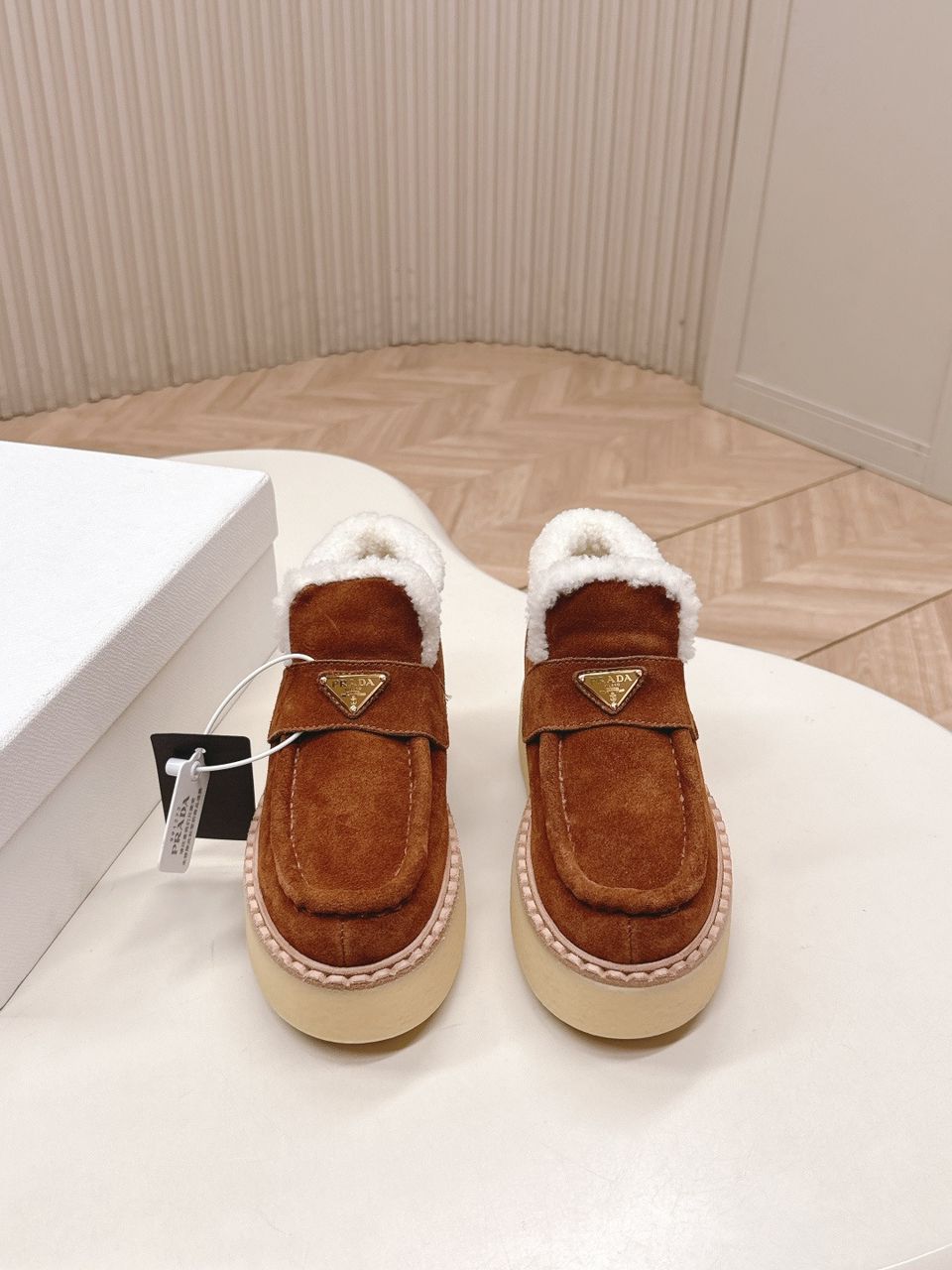 Prada Suede Loafers