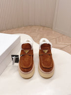 Prada Suede Loafers
